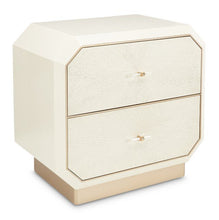 Load image into Gallery viewer, AICO La Rachelle Nightstand/End Table 2 Drawers in Medium Champagne
