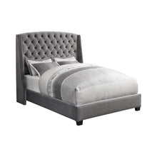 Load image into Gallery viewer, Pissarro California King Tufted Upholstered Bed Grey image
