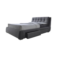 Load image into Gallery viewer, Fenbrook Eastern King Tufted Upholstered Storage Bed Grey image
