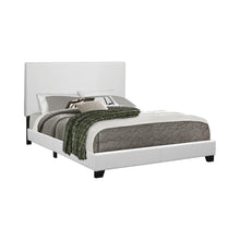 Load image into Gallery viewer, Mauve Queen Upholstered Bed White image
