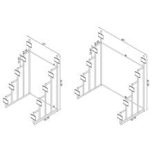 Load image into Gallery viewer, Duarto 5-tier Headboard Display Rack Black
