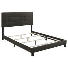 Load image into Gallery viewer, Mapes Upholstered Tufted Full Bed Charcoal image
