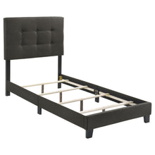 Load image into Gallery viewer, Mapes Tufted Upholstered Twin Bed Charcoal image

