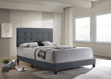 Load image into Gallery viewer, Mapes Tufted Upholstered Queen Bed Grey image
