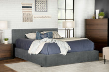 Load image into Gallery viewer, Gregory Upholstered Platform Bed Graphite
