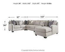 Load image into Gallery viewer, Dellara Sectional with Chaise

