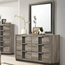 Load image into Gallery viewer, Crown Mark Furniture Rangley 6 Drawer Dresser in Brown
