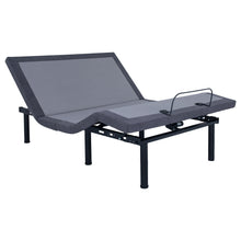 Load image into Gallery viewer, Clara Full Adjustable Bed Base Grey and Black image
