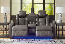 Load image into Gallery viewer, Fyne-Dyme Power Reclining Loveseat with Console
