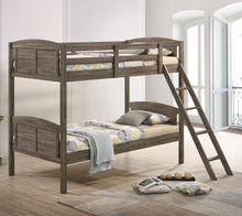 Load image into Gallery viewer, Flynn Bunk Bed Weathered Brown image

