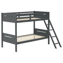 Load image into Gallery viewer, Littleton Twin Over Twin Bunk Bed Grey image

