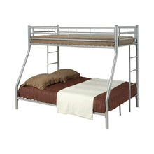 Load image into Gallery viewer, Hayward Twin Over Full Bunk Bed Silver image
