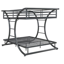 Load image into Gallery viewer, Stephan Full Over Full Bunk Bed Gunmetal image
