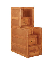 Load image into Gallery viewer, Wrangle Hill 4-drawer Stairway Chest Amber Wash image
