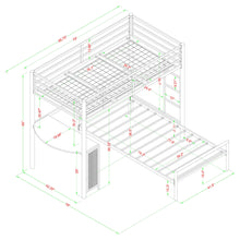 Load image into Gallery viewer, Fisher Loft Twin &amp; Full Beds
