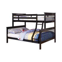Load image into Gallery viewer, Chapman Twin Over Full Bunk Bed Black image
