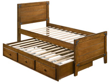 Load image into Gallery viewer, Granger Twin Captain&#39;s Bed with Trundle Rustic Honey image
