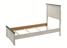 Load image into Gallery viewer, Crown Mark Furniture Leighton Twin Panel Bed in White B8180-T
