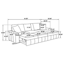 Load image into Gallery viewer, Pastrana Pull-Out Sleeper Sectional Sofa
