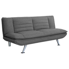 Load image into Gallery viewer, Julian Upholstered Sofa Bed with Pillow-top Seating Grey image
