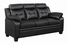 Load image into Gallery viewer, Finley Tufted Upholstered Sofa Black image
