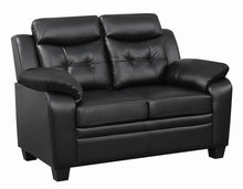 Load image into Gallery viewer, Finley Tufted Upholstered Loveseat Black image
