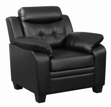 Load image into Gallery viewer, Finley Tufted Upholstered Chair Black image
