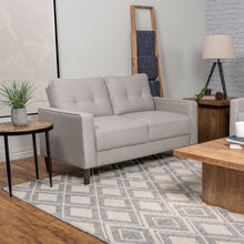 Load image into Gallery viewer, Bowen Upholstered Track Arms Tufted Loveseat

