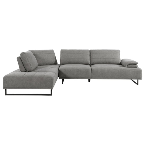 Arden 2-piece Adjustable Back Sectional Taupe image