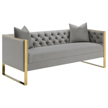 Load image into Gallery viewer, Eastbrook Tufted Back Sofa Grey image

