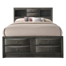Load image into Gallery viewer, Crown Mark Emily King Captain&#39;s Storage Bed in Grey image
