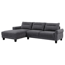 Load image into Gallery viewer, Caspian Upholstered Curved Arms Sectional Sofa
