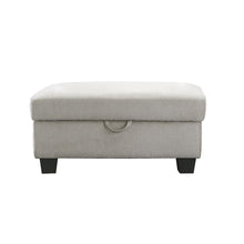 Load image into Gallery viewer, Whitson Upholstered Storage Ottoman Stone image
