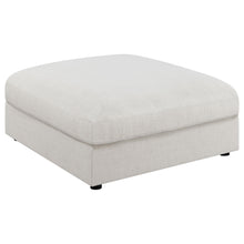 Load image into Gallery viewer, Serene Upholstered Rectangular Ottoman Beige image
