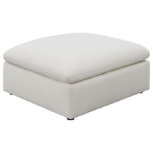 Load image into Gallery viewer, Hobson Cushion Seat Ottoman Off-White image
