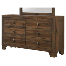 Load image into Gallery viewer, Crown Mark Millie Dresser in Brown Cherry image
