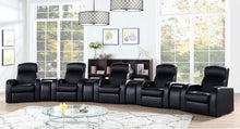 Load image into Gallery viewer, Cyrus Upholstered Recliner Home Theater Set
