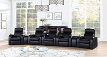 Load image into Gallery viewer, Cyrus Upholstered Recliner Home Theater Set
