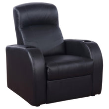 Load image into Gallery viewer, Cyrus Home Theater Upholstered Recliner Black image
