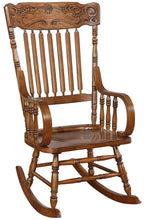 Load image into Gallery viewer, Sara Back Rocking Chair Warm Brown image
