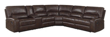 Load image into Gallery viewer, Brunson 3-piece Upholstered Motion Sectional Brown image
