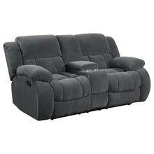Load image into Gallery viewer, Weissman Motion Loveseat with Console Charcoal image
