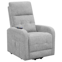 Load image into Gallery viewer, Howie Tufted Upholstered Power Lift Recliner Grey image
