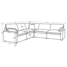 Load image into Gallery viewer, Collins Reclining Sectionals Upholstered
