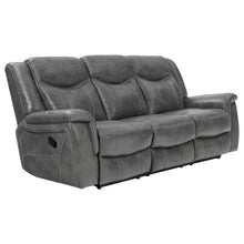 Load image into Gallery viewer, Conrad Upholstered Motion Sofa Cool Grey image
