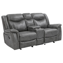 Load image into Gallery viewer, Conrad Upholstered Motion Loveseat Cool Grey image
