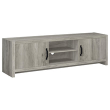 Load image into Gallery viewer, Burke 2-door TV Console Grey Driftwood
