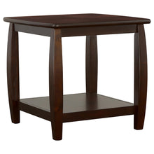 Load image into Gallery viewer, Dixon Square End Table with Bottom Shelf Espresso image
