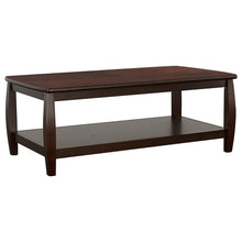 Load image into Gallery viewer, Dixon Rectangular Coffee Table with Lower Shelf Espresso image
