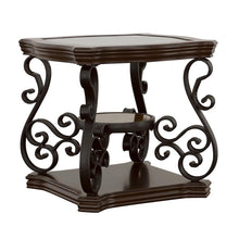 Load image into Gallery viewer, Laney End Table Deep Merlot and Clear image
